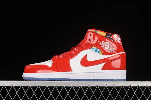 All Categories Air Jordan Jordan Series Basketball Shoes Air Jordan 1 Mid Air Jordan 1 Mid AJ1 Joe 1 Christmas Red China Basketball Shoes DC7294-600